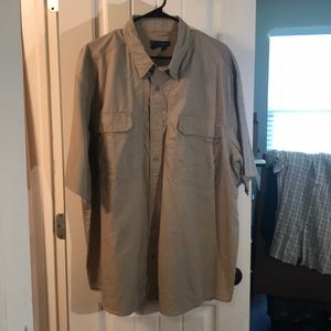 Light brown 5.11 Tactical short sleeve shirt